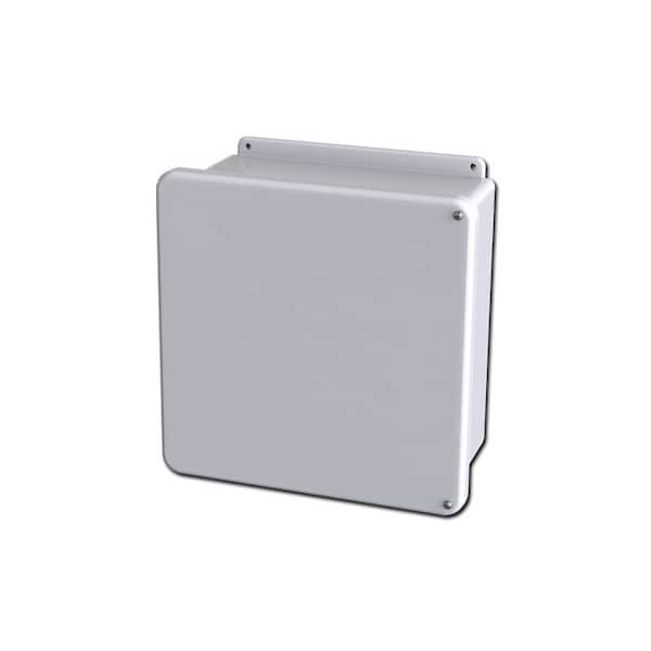 Captive Screws Electrical Enclosures, 13.38 in H, 6.35 in D, 13.38 in W, NEMA 4, 4X, 12, 13
